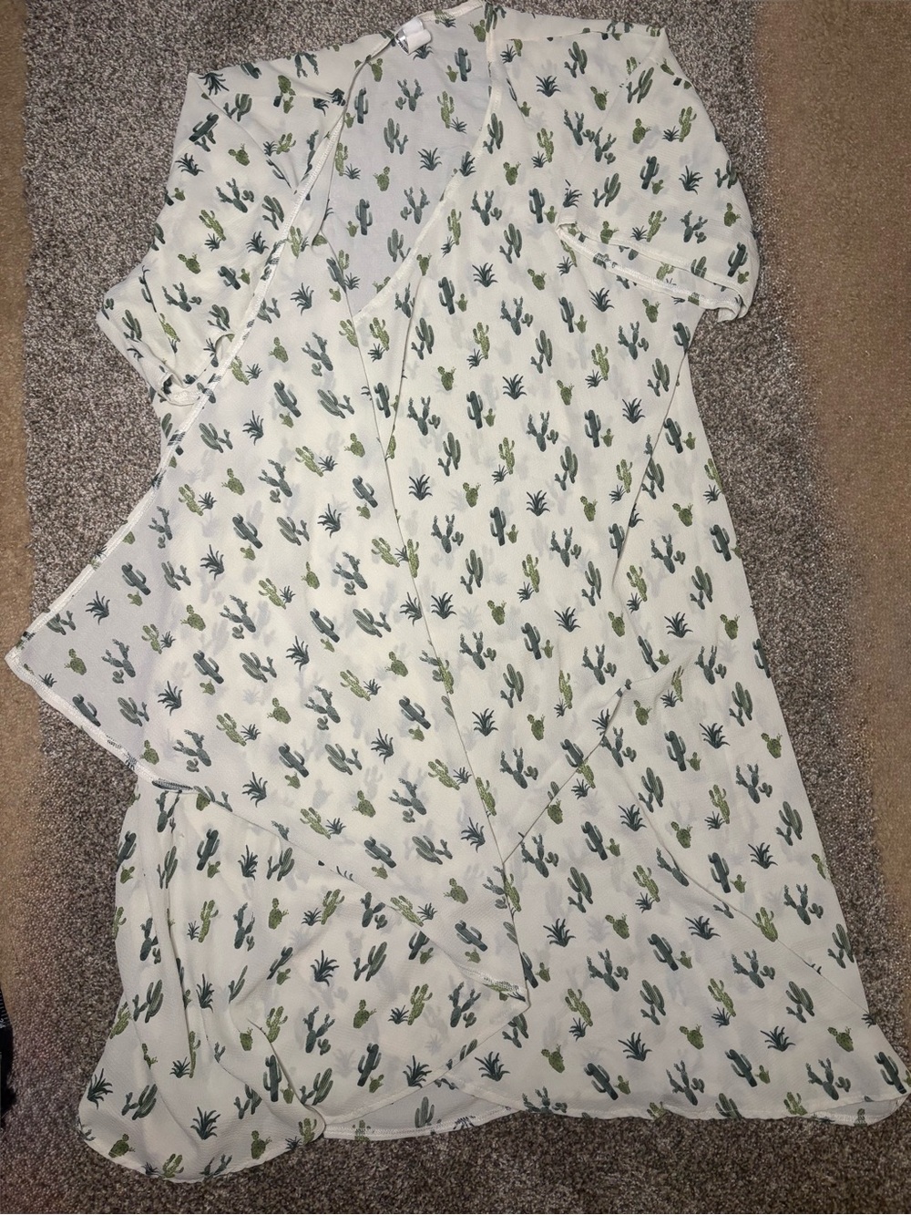 Giddy Up Glamour Summer Cactus Women's size L/XL Cardigan - Picture 6 of 7